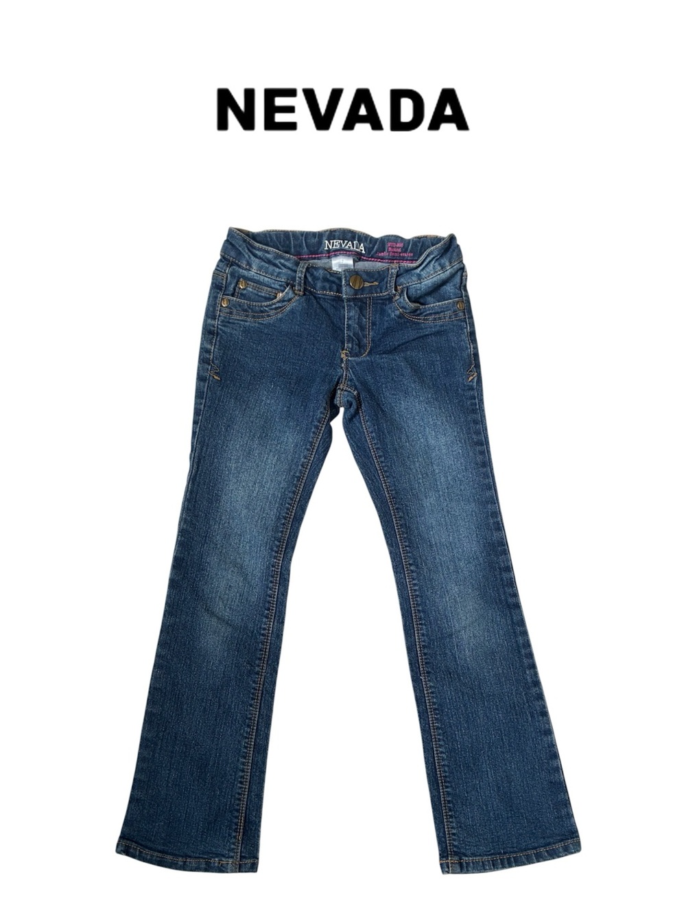 BOOTCUT JEANS GIRLS DENIM DARK WASH NEVADA